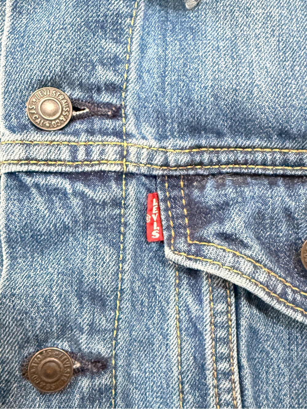 Levi's Mid Blue Denim Jacket - Picture 5 of 10